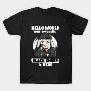 Sarcastic black sheep T-Shirt